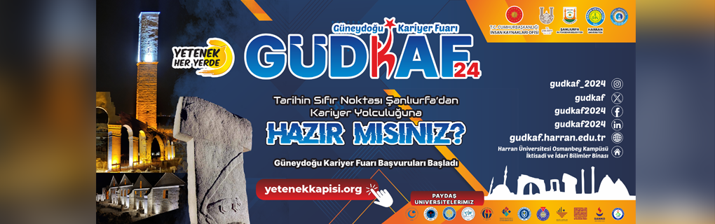 GÜDKAF Güneydoğu Kariyer Fuarı 26-27 Aralık 2024